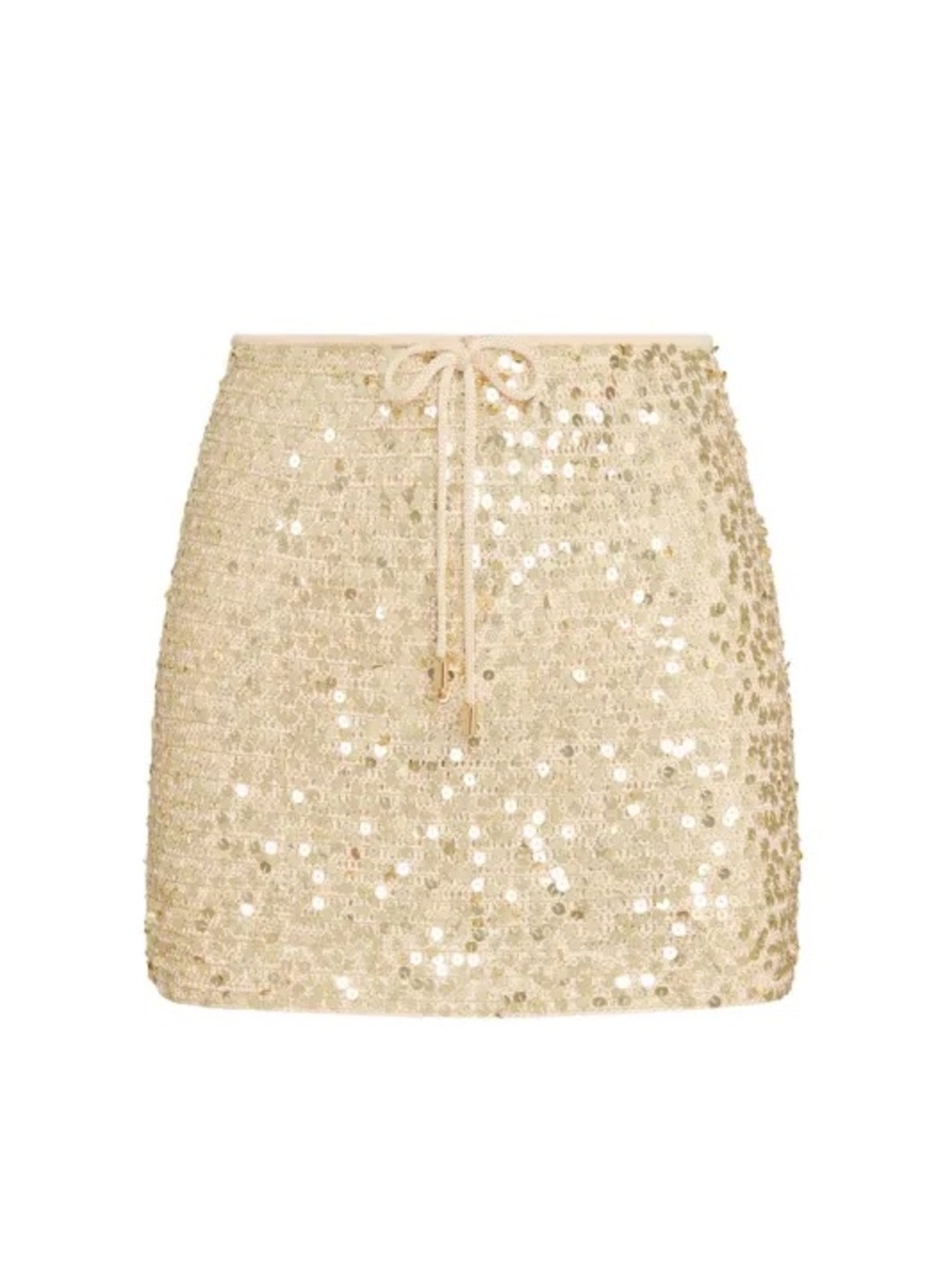 Monday Swimwear Gold Cartagena Mini Skirt